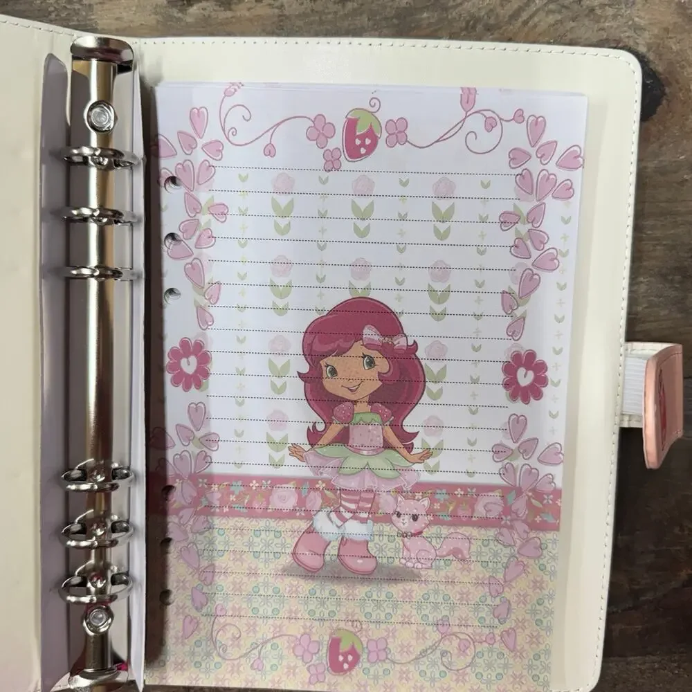 Strawberry Shortcake A5 Binder w/ matching paper